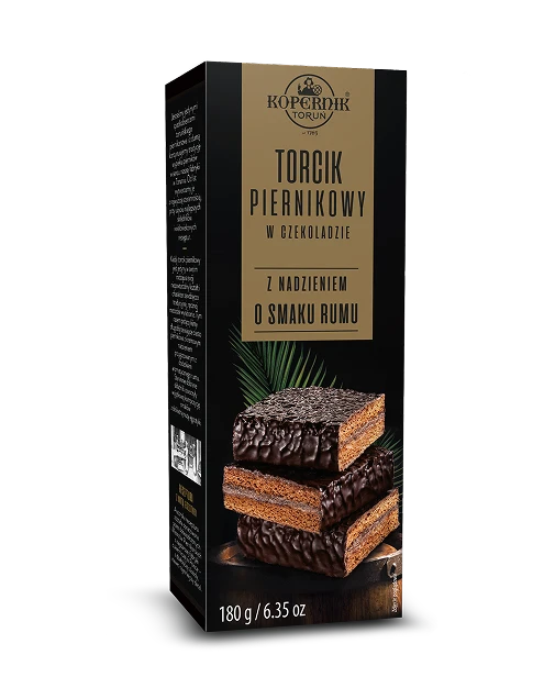 Torcik piernikowy w deserowej czekoladzie Rum
